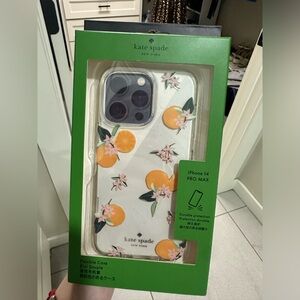 Kate spade iPhone 14 pro max orange case